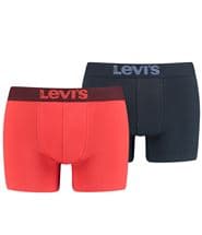 Levis 2-pack Base Boxer Red/Blue