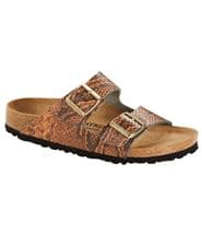 Birkenstock Arizona Embossed Leather Brown