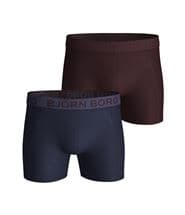 Björn Borg 2-pack Cotton Stretch Shorts 2032 Navy/Red