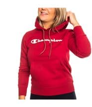 Champion Classics Women Hooded Sweatshirt Wine red