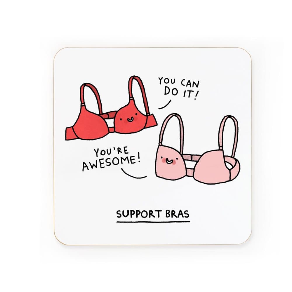 Ohh Deer Support Bras Coaster