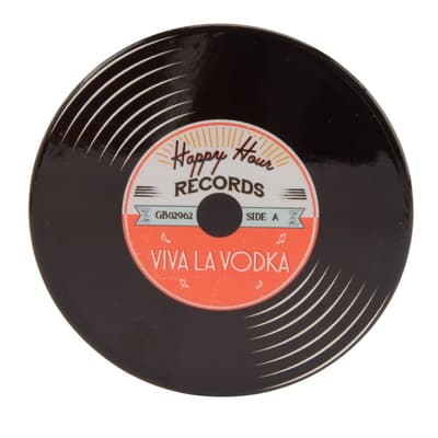 CGB Giftware Viva La Vodka Record Coaster