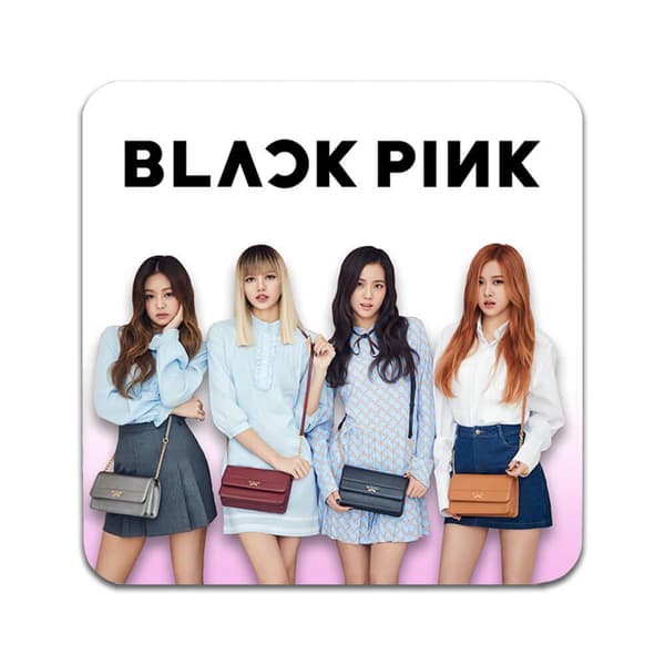 2 STK K-pop Blackpink Coasters
