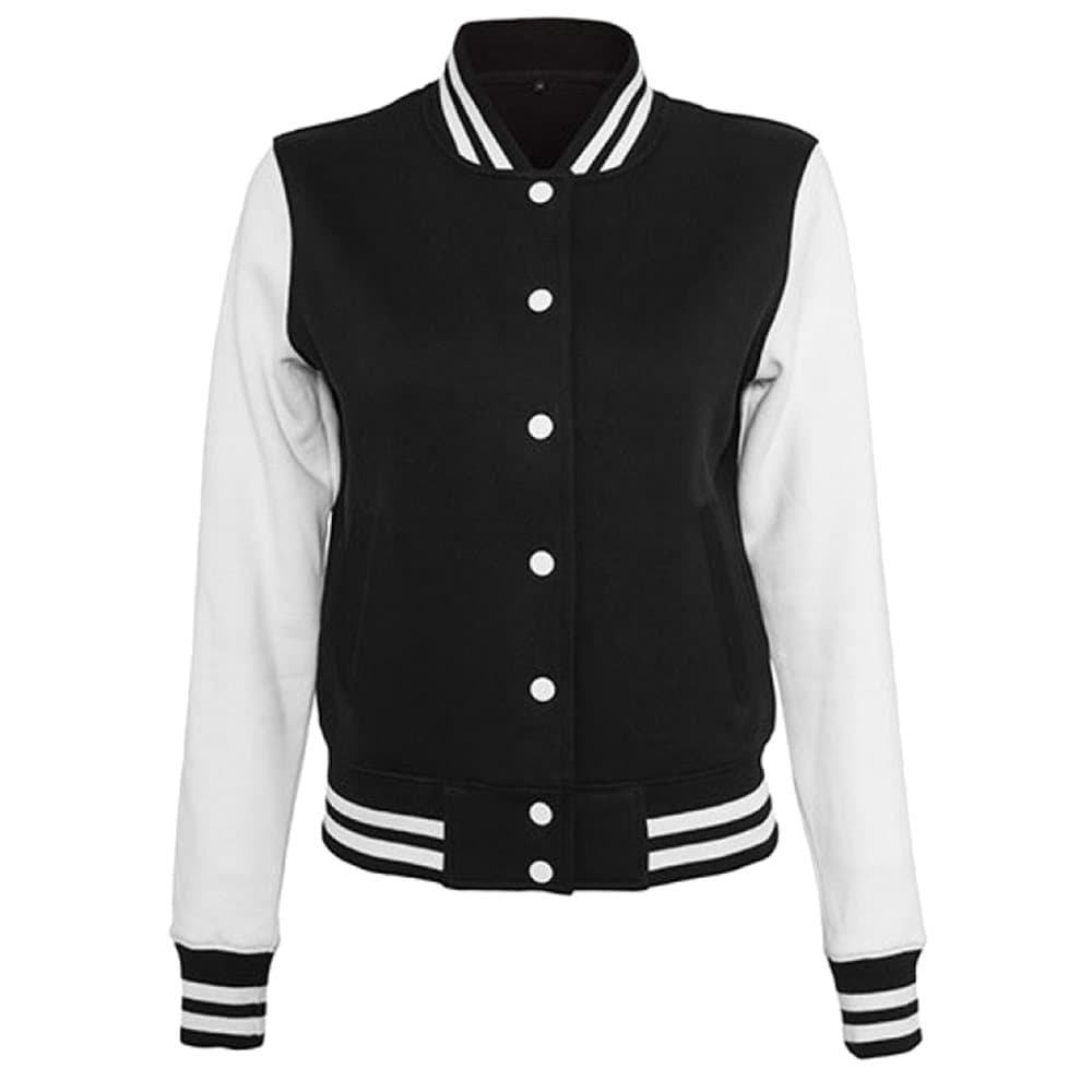 Build Your Brand Womens/Ladies Sweat College Jacket
