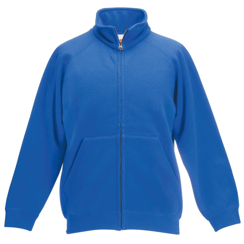 Fruit Of The Loom Childrens/Kids Unisex Poly-Cotton Sweat Jacket