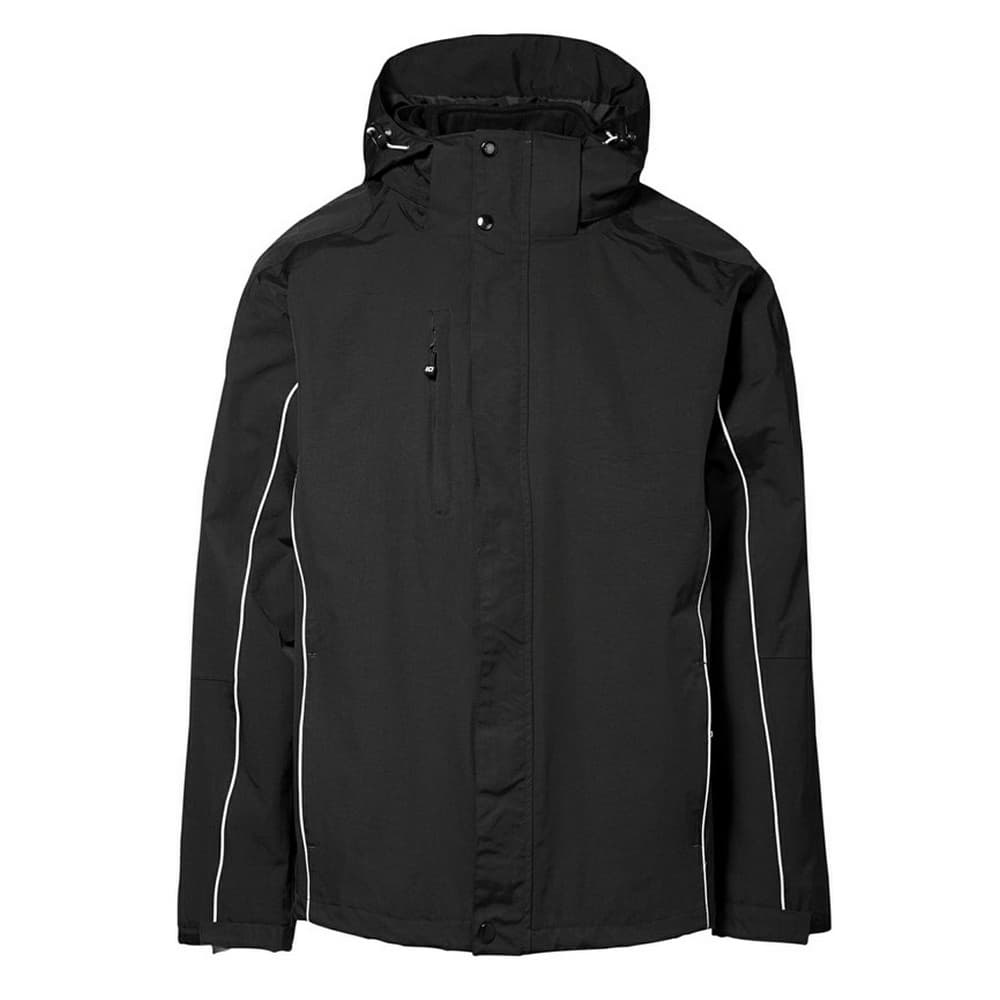 ID Mens 3-In-1 Loose Fitting Full Zip Practical Jacket
