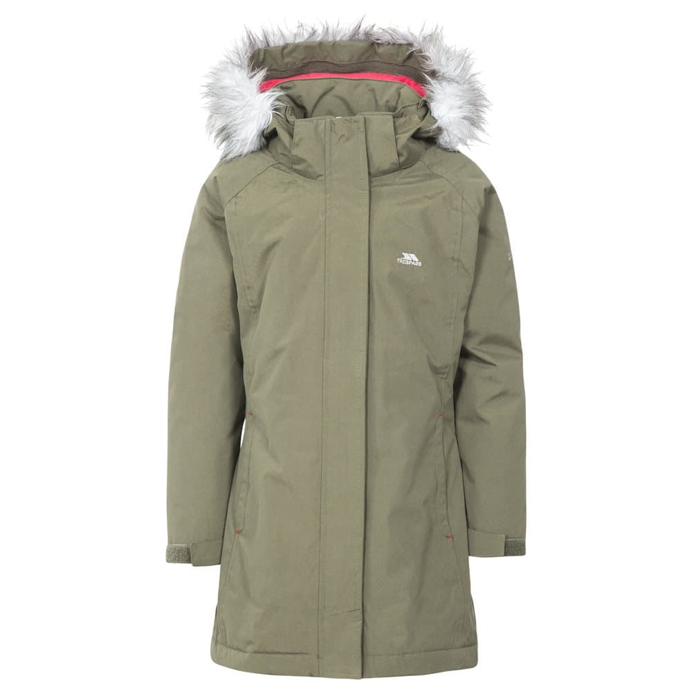 Trespass Childrens Girls Fame Waterproof Parka Jacket