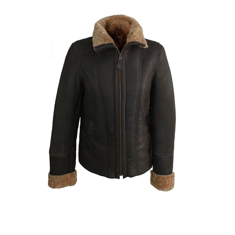 Eastern Counties Leather Orlando Aviator Sheepskin Coat för damer / damer