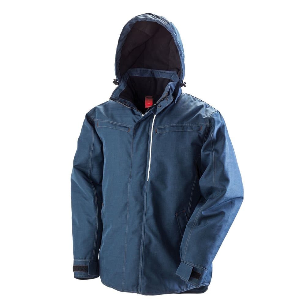 Result Vattentät denim texturerad robust jacka