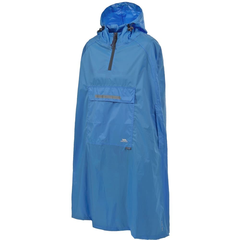 Trespass Qikpac Unisex Hooded Waterproof Packaway Poncho
