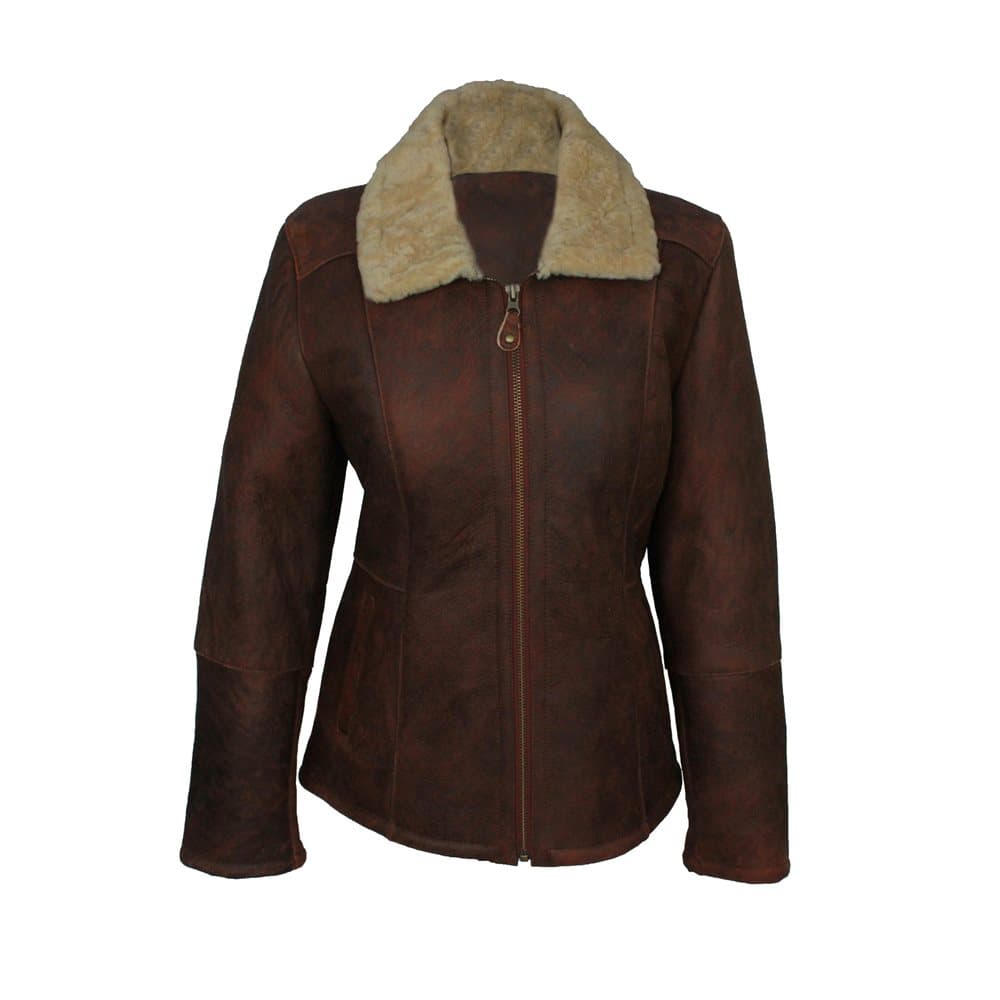 Eastern Counties Leather Hillary Aviator Sheepskin Coat för damer / damer