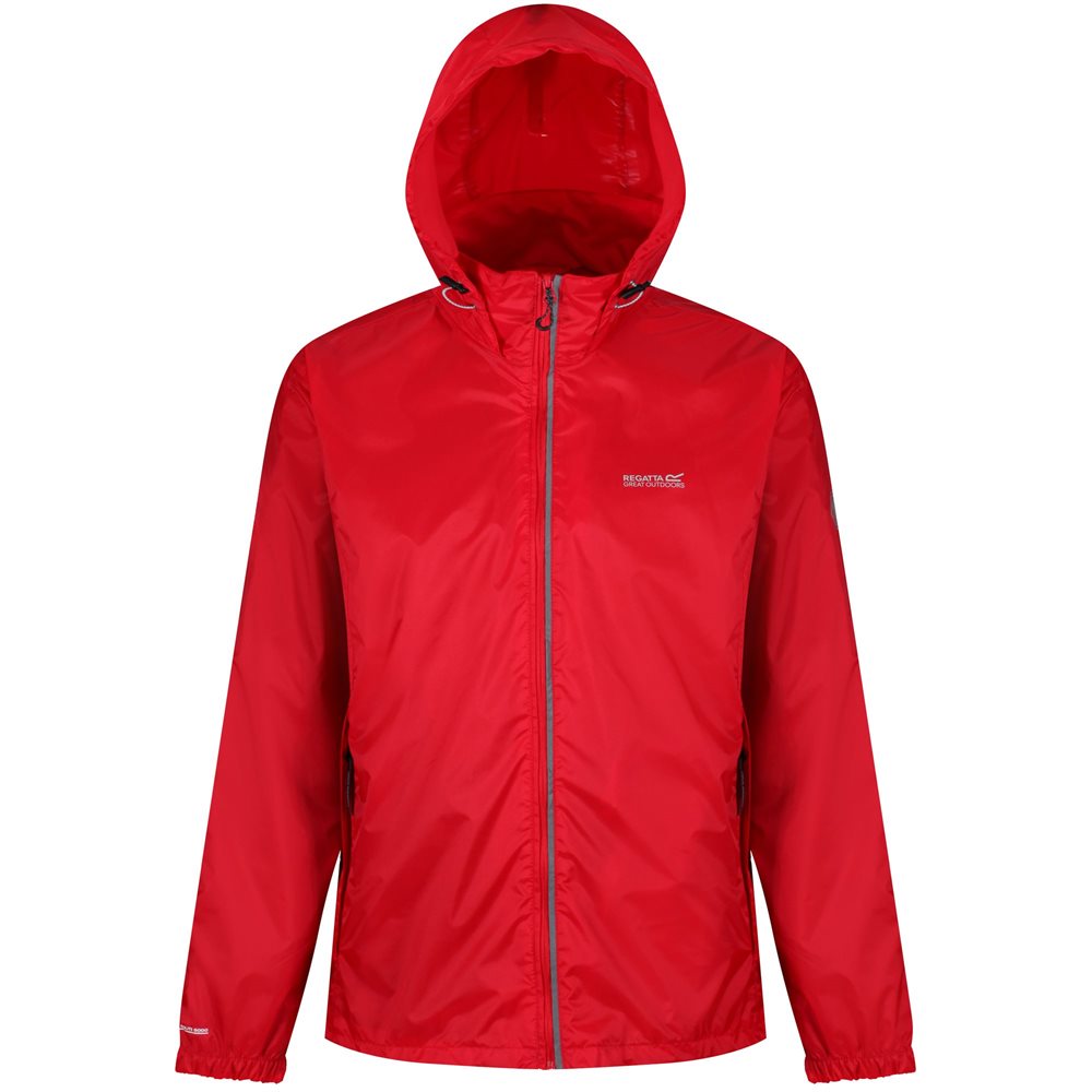 Regatta Mens Lyle IV Waterproof Hooded Jacket, Pepper Regatta Mens Lyle IV Waterproof Hooded Jacket, Pepper