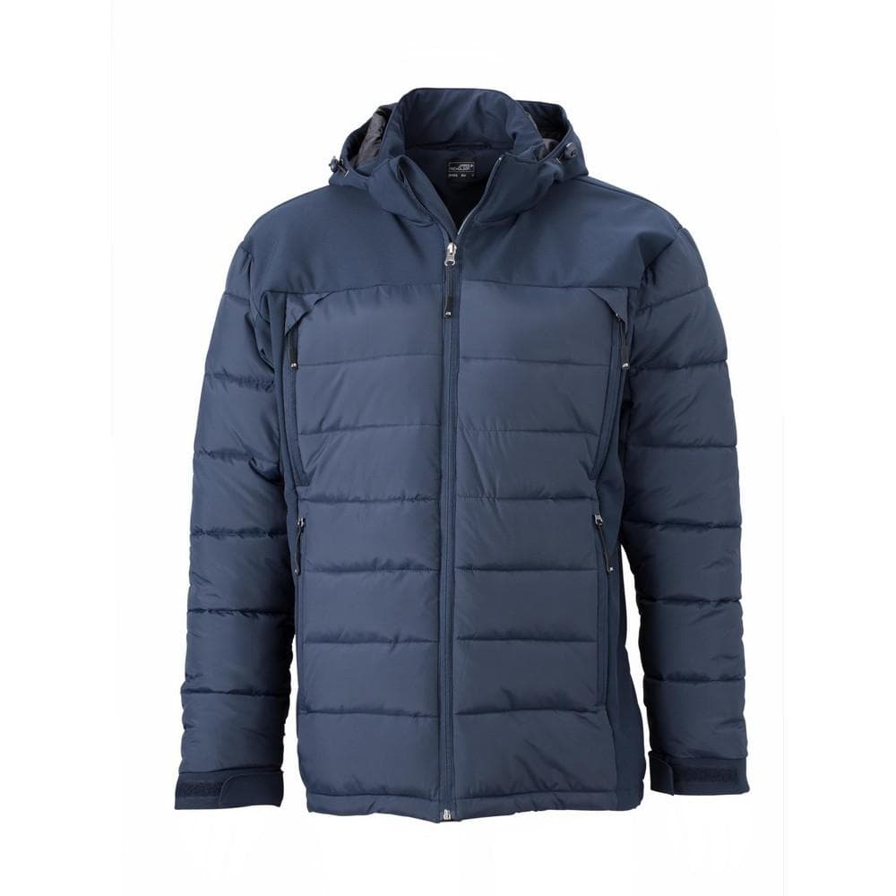 James and Nicholson Mens Outdoor Hybrid Jacket