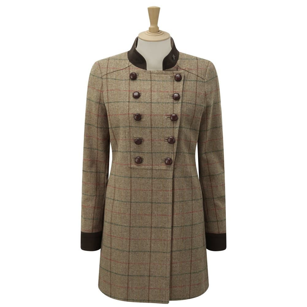 Caldene Dam / Damer Rosedene Militär Tweed Country Coat