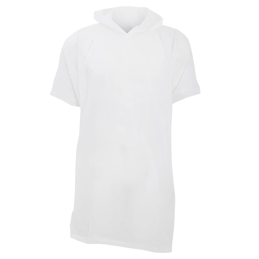Unisex Adults Plain Hooded Showerproof Festival Poncho Jacket