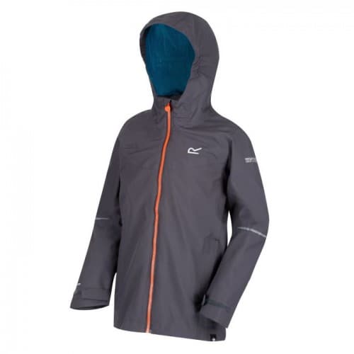 Regatta Childrens/Kids Hipoint Stretch IV Lightweight Hooded Waterproof Jacket