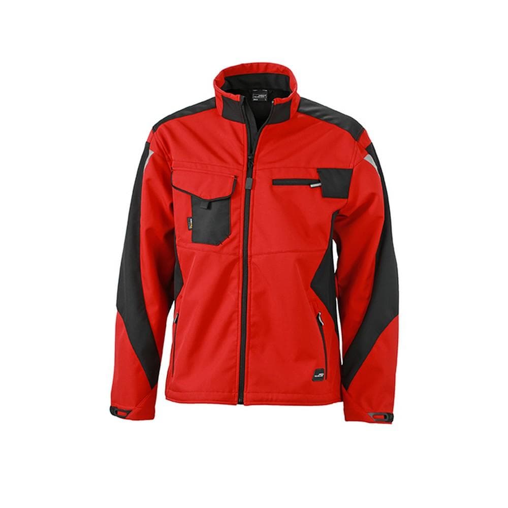 James and Nicholson Mens Workwear Softshell Jacket