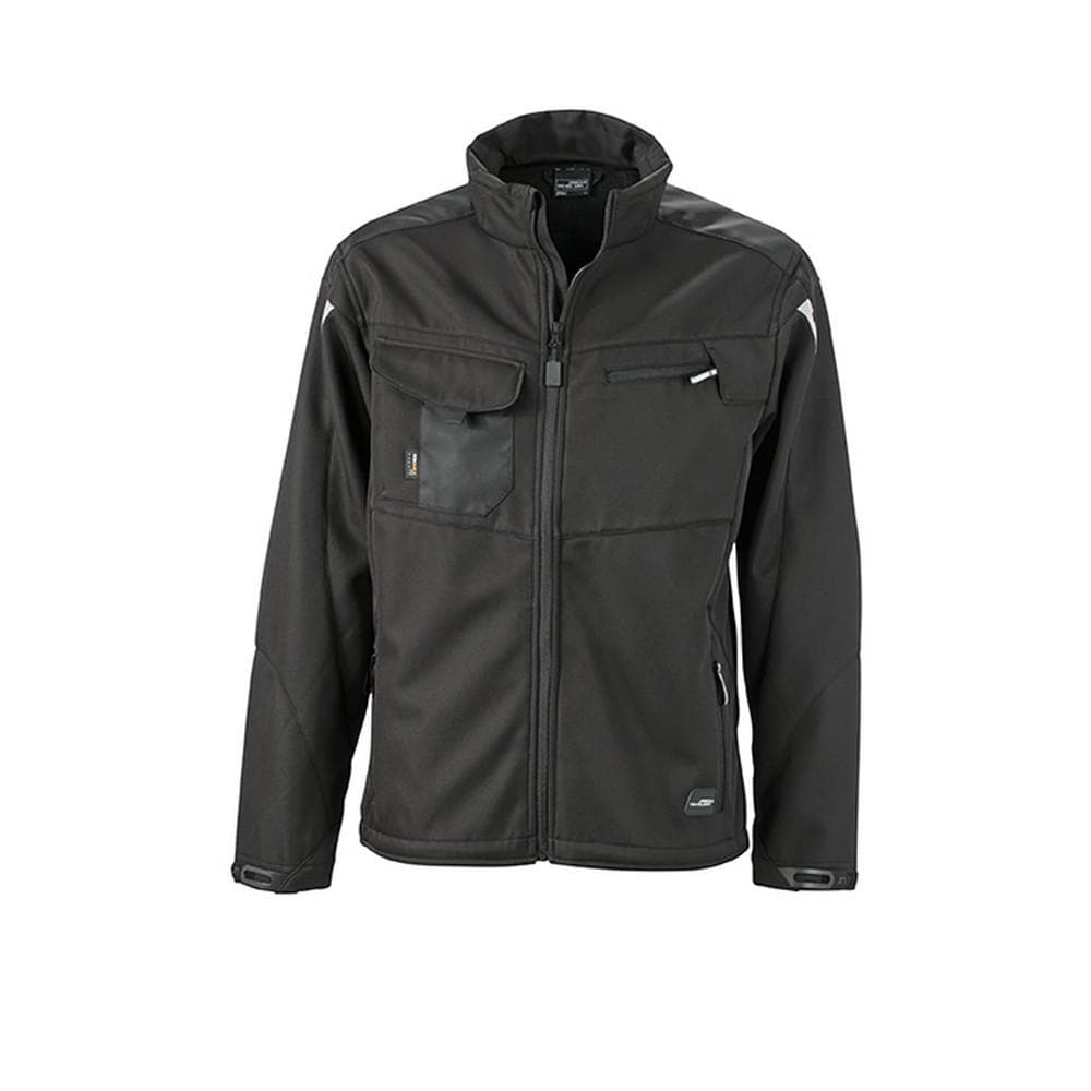 James and Nicholson Mens Workwear Softshell Jacket