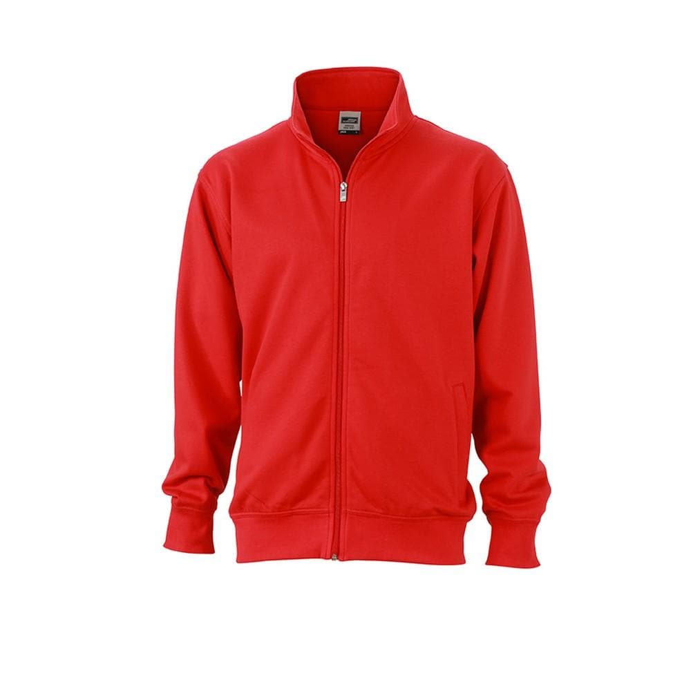 James and Nicholson Unisex Workwear Sweat Jacket