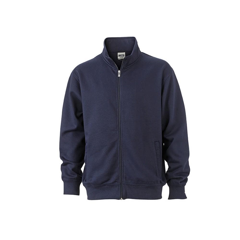 James and Nicholson Unisex Workwear Sweat Jacket
