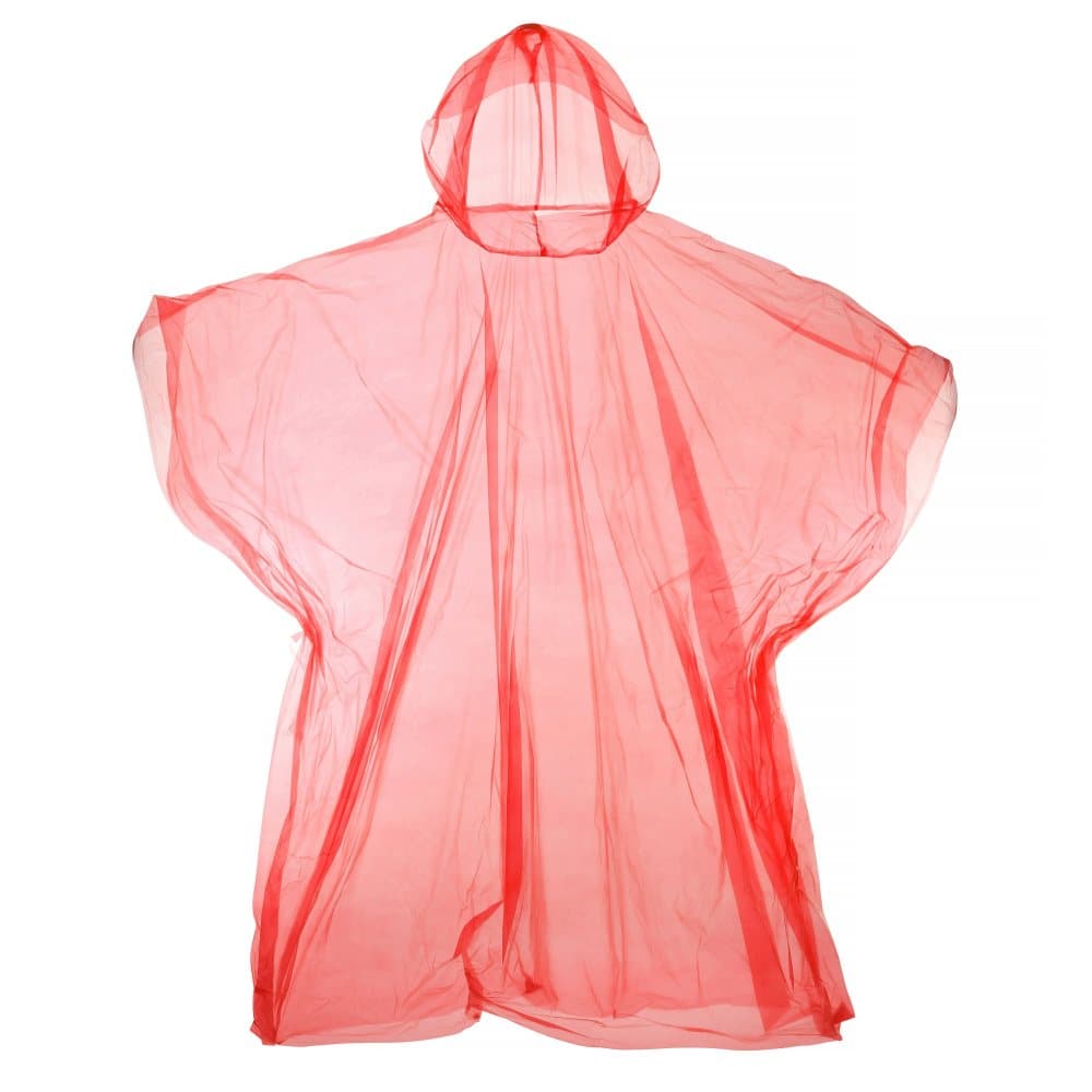 Hooded Plastic Reusable Poncho