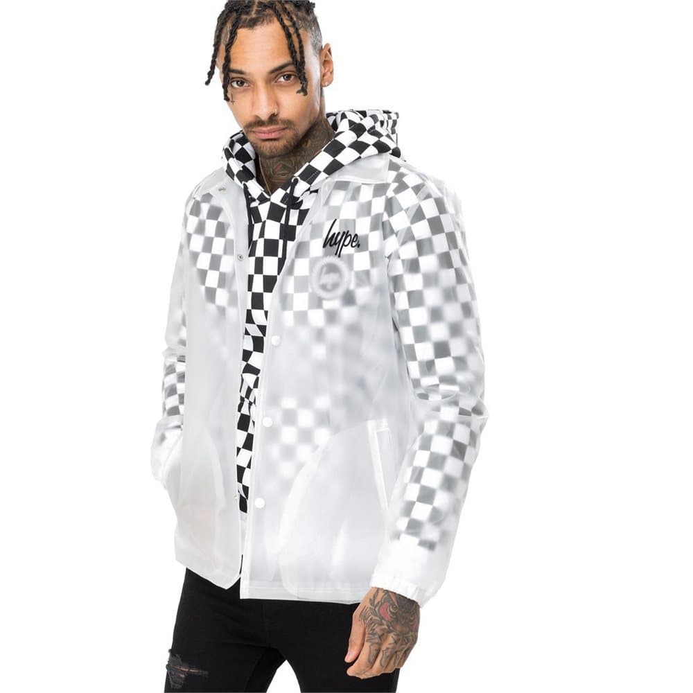 Hype Mens Invisible Script Coach Jacket