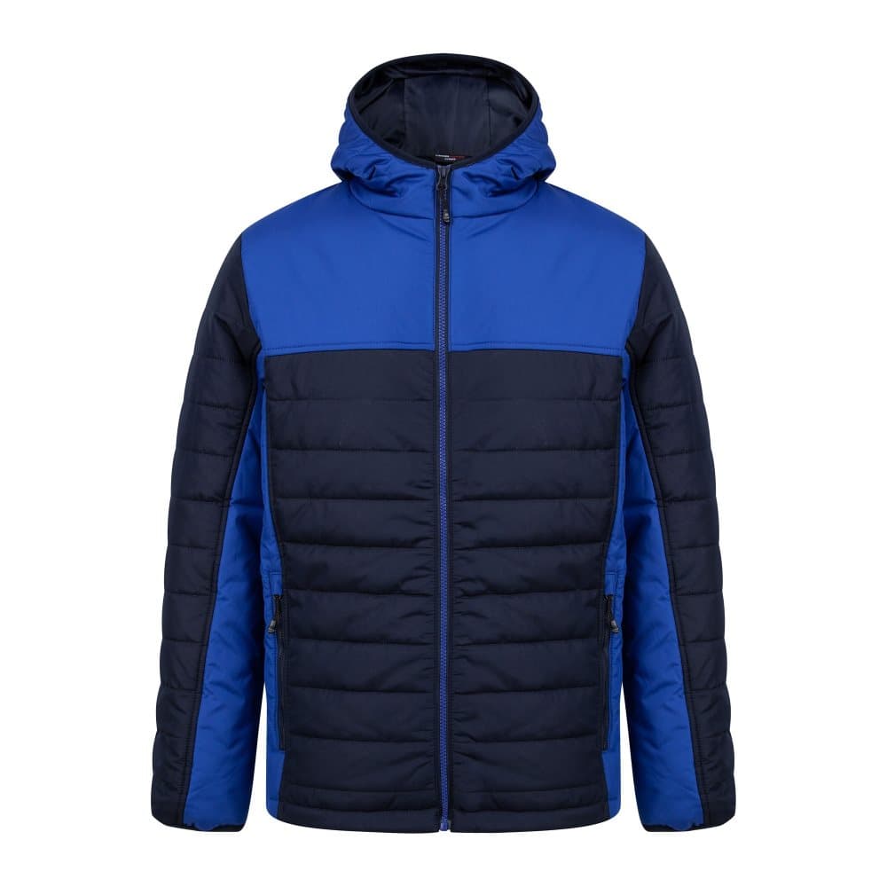 Finden and Hales Unisex Adults Hooded Contrast Padded Jacket