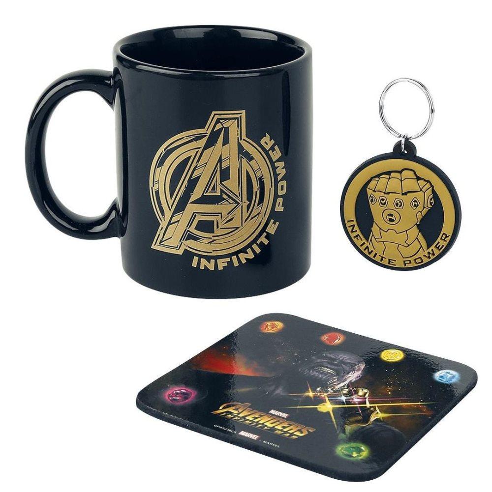 Avengers, Gavesæt - Krus, Coaster, Nøglering