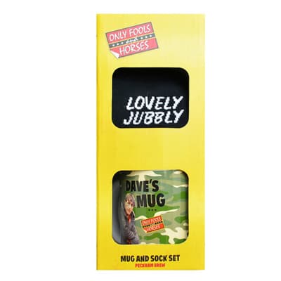 Only Fools and Horses Characters Mug and Sock Set