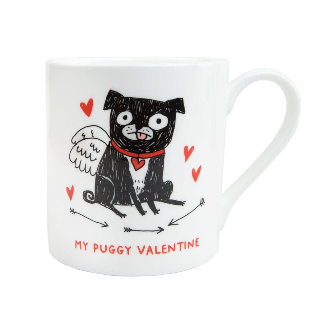 Ohh Deer My Puggy Valentine Mug