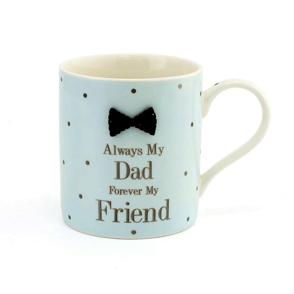 Lesser Pavey Always My Dad Forever My Friend Bow Tie Mug