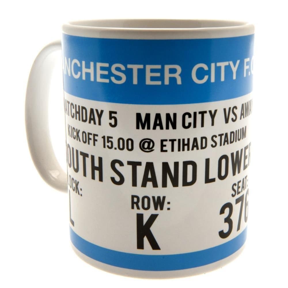 Manchester City FC Ticket Mug