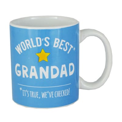Fathers Day Worlds Best Grandad Mug