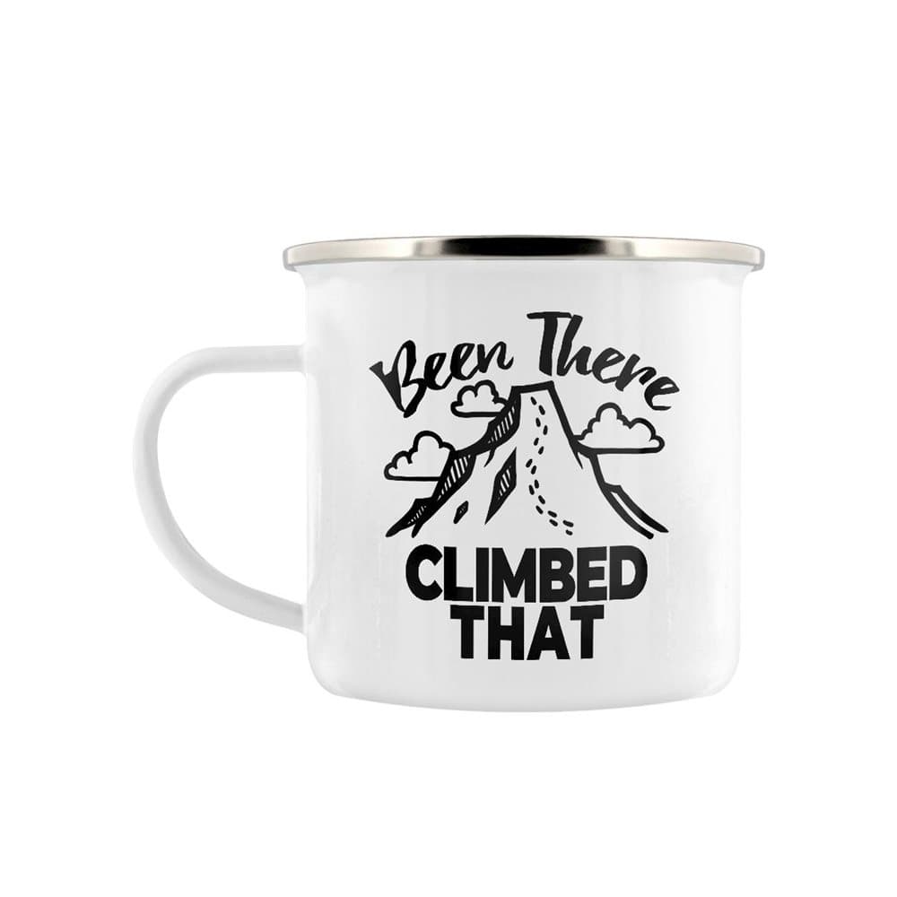 Grindstore Been There Climbed That Enamel Mug