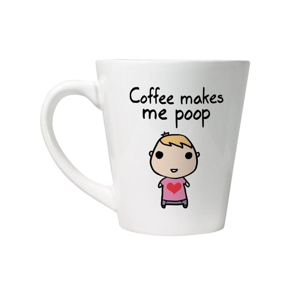 Grindstore Coffee Makes Me Poop Latte Mug