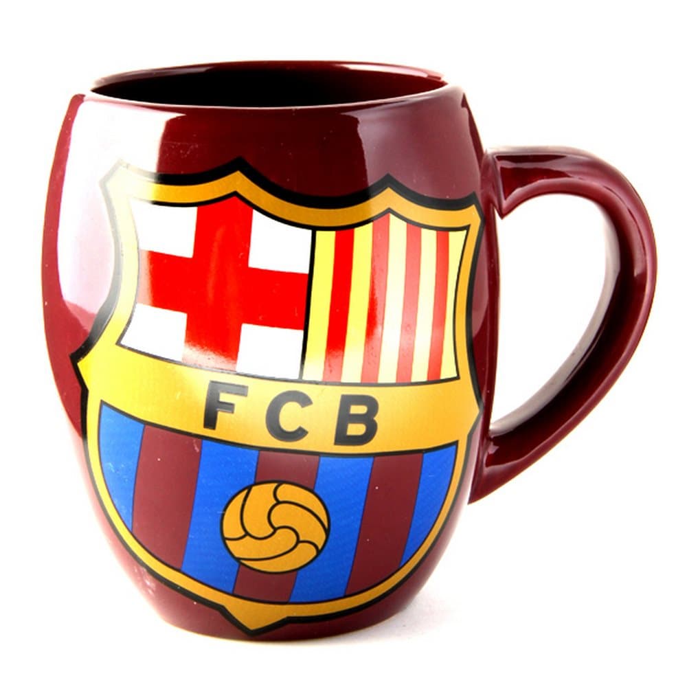 FC Barcelona Official Ceramic Football Crest Tea Mug