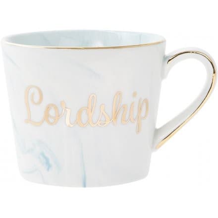 Marble & Gold Effect Lordship Mug
