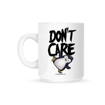 Psycho Penguin Don`t Care Mug