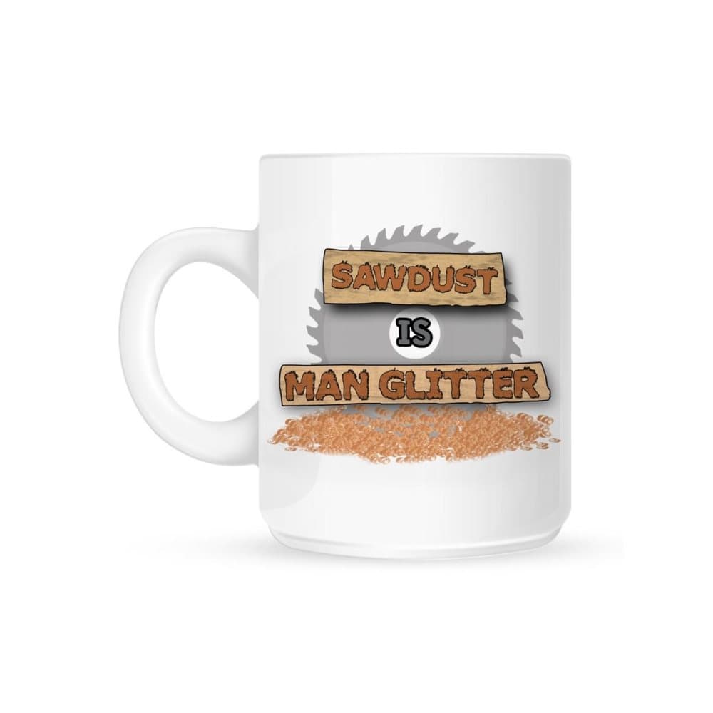 Grindstore Sawdust Is Man Glitter Mug White One Size