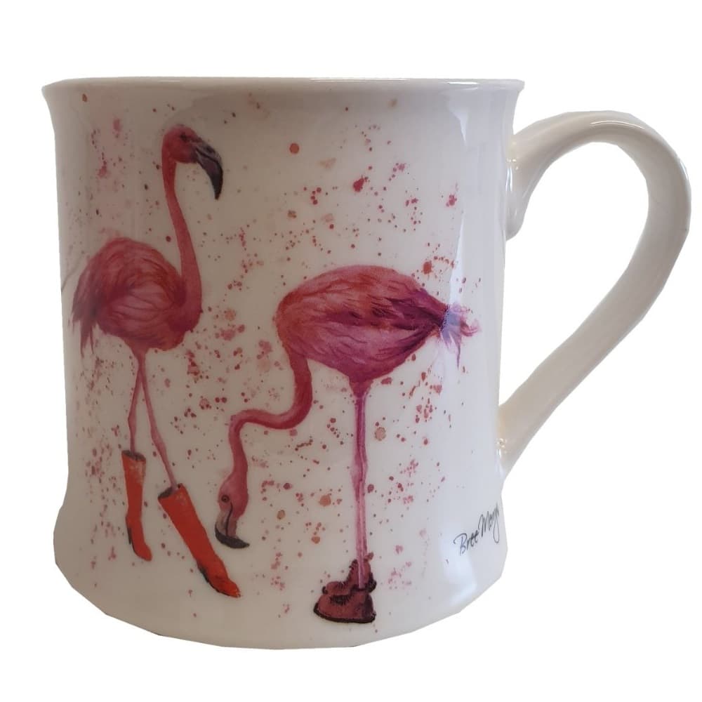 Bree Merryn Felicity & Flora The Flamingos China Mug