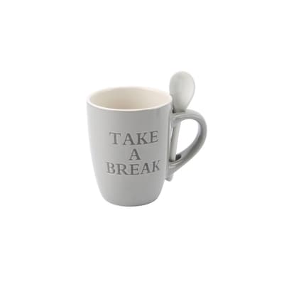 CGB Giftware Take A Break Mug and Spoon