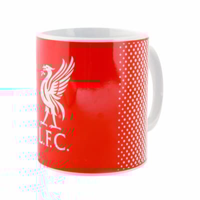Liverpool FC Officiell Fade Crest Design Keramisk mugg