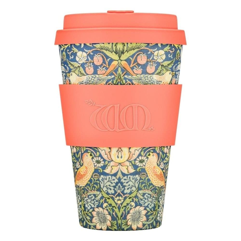 Återanvändbar Take Away-Mugg - Strawberry Thief