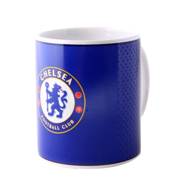 Chelsea FC Officielt Fade Crest Design Keramisk krus Blue One Size