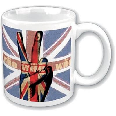 The Who Boxed Standard Mug: Peace Fingers