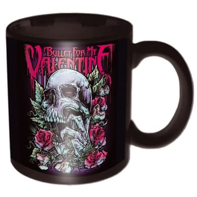 Bullet For My Valentine Boxed Standard Mug: Skull Red Eyes
