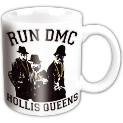 Run DMC Boxed Standard Mug: Hollis Queens Pose Black