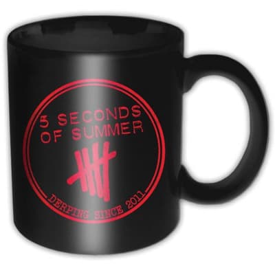 5 Seconds of Summer Boxed Standard Mug: Derping Stamp