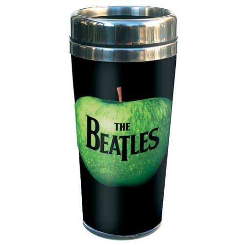 The Beatles Travel Mug: Apple Logo (Ceramic Body)