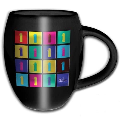 The Beatles Boxed Premium Mug: 1 Album Tiled (Oval/Embossed)